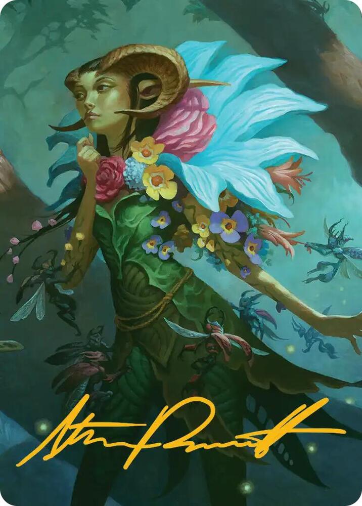 Maralen, Fae Ascendant Art Card (Gold-Stamped Signature) [Art Series: Lorwyn Eclipsed] 24