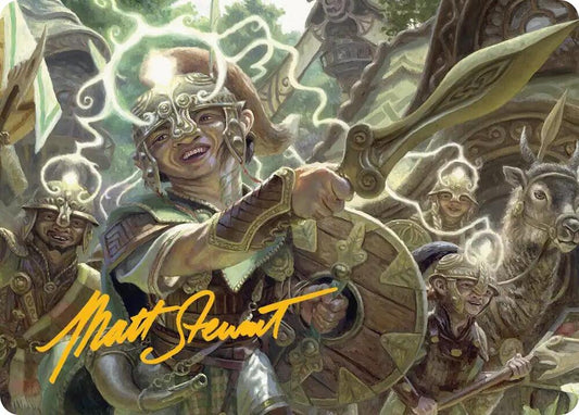 Thoughtweft Lieutenant Art Card (Gold-Stamped Signature) [Art Series: Lorwyn Eclipsed] 26