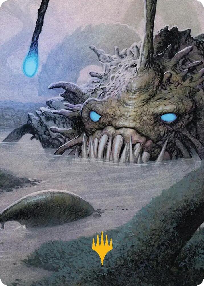 Deceit Art Card (Gold-Stamped Planeswalker Symbol) [Art Series: Lorwyn Eclipsed] 35