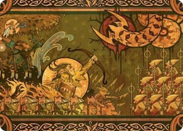 Chronicle of Victory Art Card [Art Series: Lorwyn Eclipsed] 27