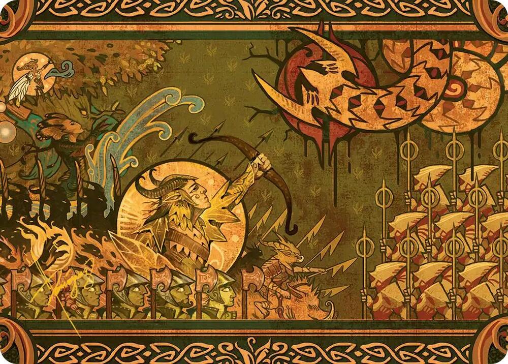 Chronicle of Victory Art Card (Gold-Stamped Signature) [Art Series: Lorwyn Eclipsed] 27