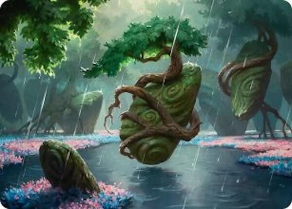 Rain-Slicked Copse Art Card [Art Series: Lorwyn Eclipsed] 49