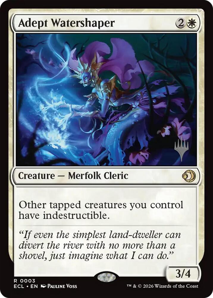 Adept Watershaper [Promo Pack: Lorwyn Eclipsed] 3