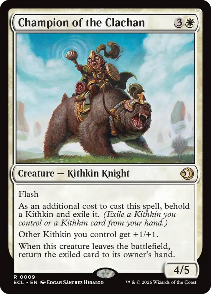 Champion of the Clachan [Promo Pack: Lorwyn Eclipsed] 9