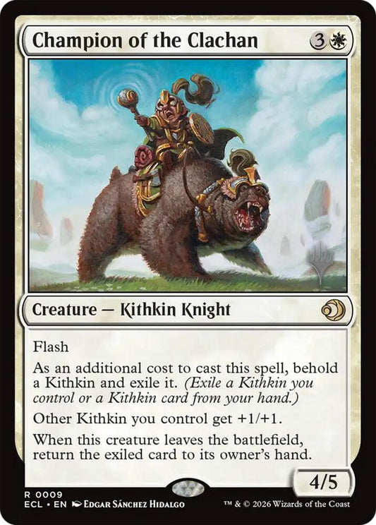 Champion of the Clachan [Promo Pack: Lorwyn Eclipsed] 9