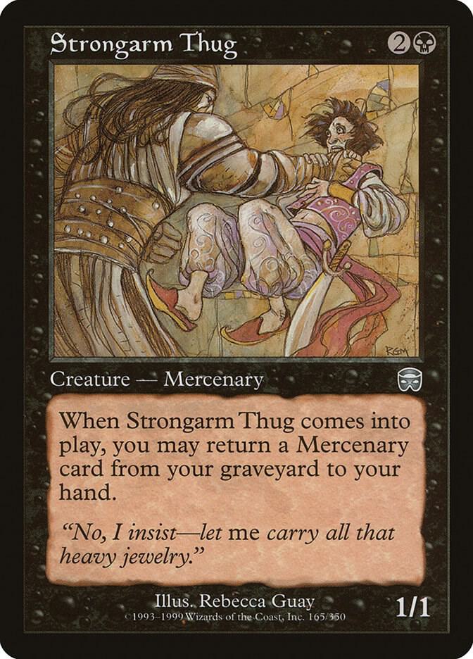 Strongarm Thug [Mercadian Masques] 165