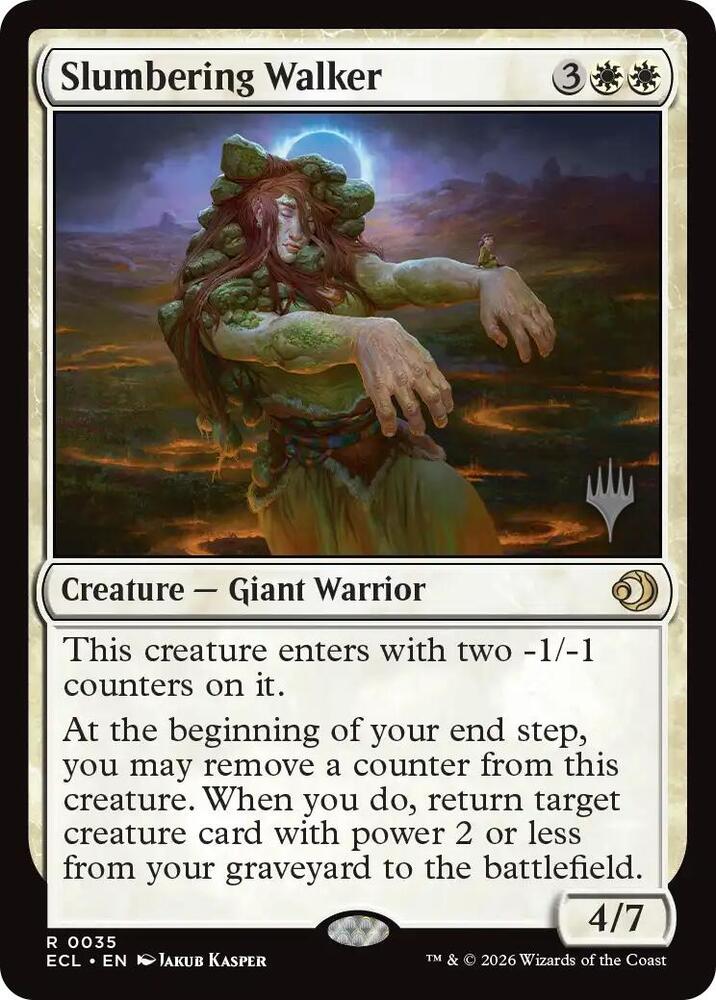 Slumbering Walker [Promo Pack: Lorwyn Eclipsed] 35