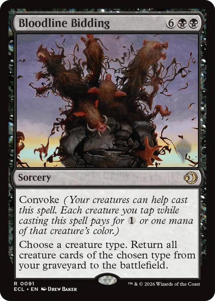 Bloodline Bidding [Promo Pack: Lorwyn Eclipsed] 91
