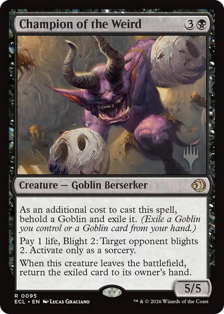 Champion of the Weird [Promo Pack: Lorwyn Eclipsed] 95