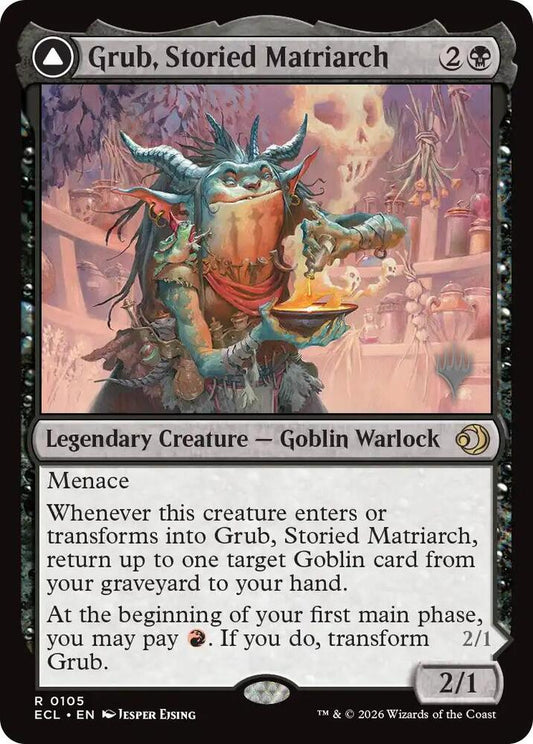 Grub, Storied Matriarch [Promo Pack: Lorwyn Eclipsed] 105