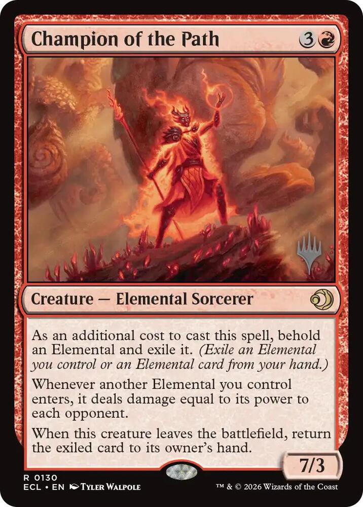 Champion of the Path [Promo Pack: Lorwyn Eclipsed] 130