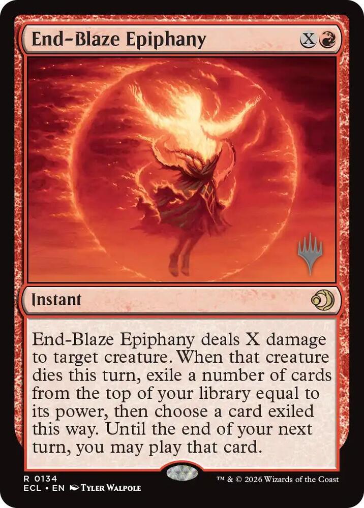 End-Blaze Epiphany [Promo Pack: Lorwyn Eclipsed] 134