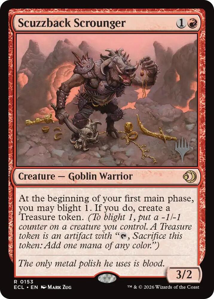 Scuzzback Scrounger [Promo Pack: Lorwyn Eclipsed] 153