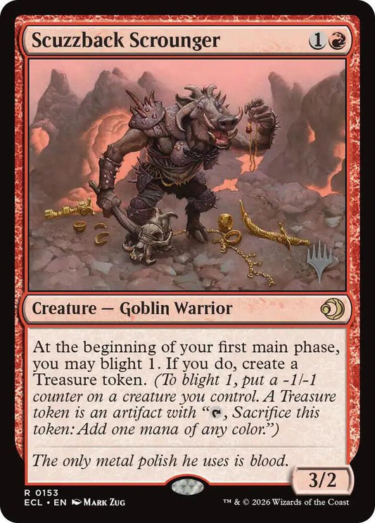Scuzzback Scrounger [Promo Pack: Lorwyn Eclipsed] 153