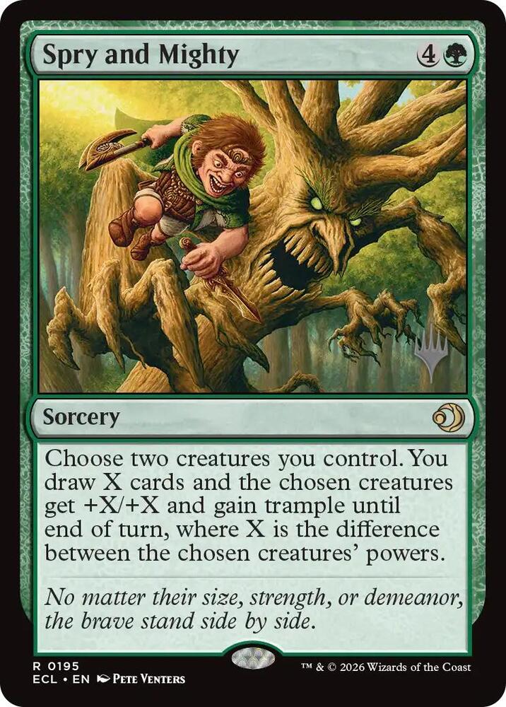 Spry and Mighty [Promo Pack: Lorwyn Eclipsed] 195