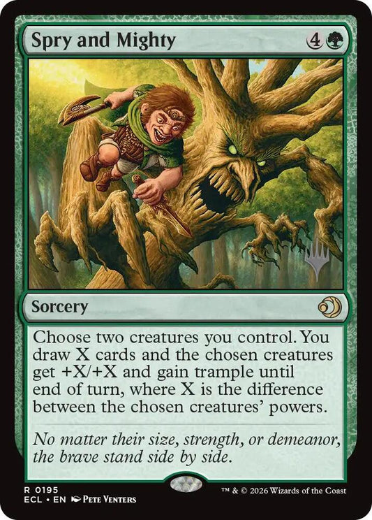 Spry and Mighty [Promo Pack: Lorwyn Eclipsed] 195