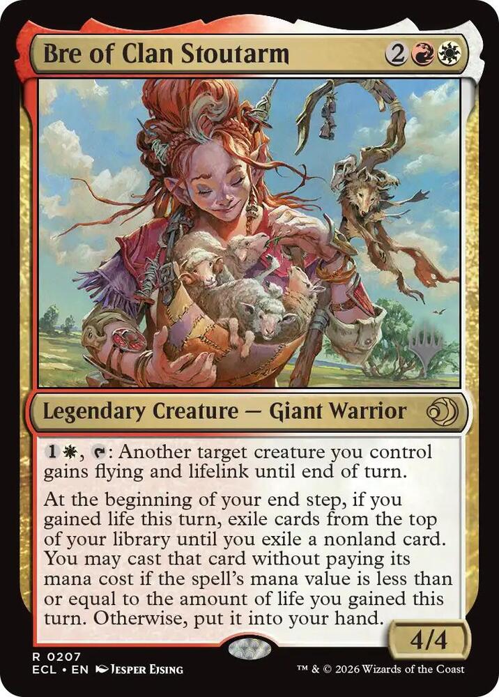 Bre of Clan Stoutarm [Promo Pack: Lorwyn Eclipsed] 207