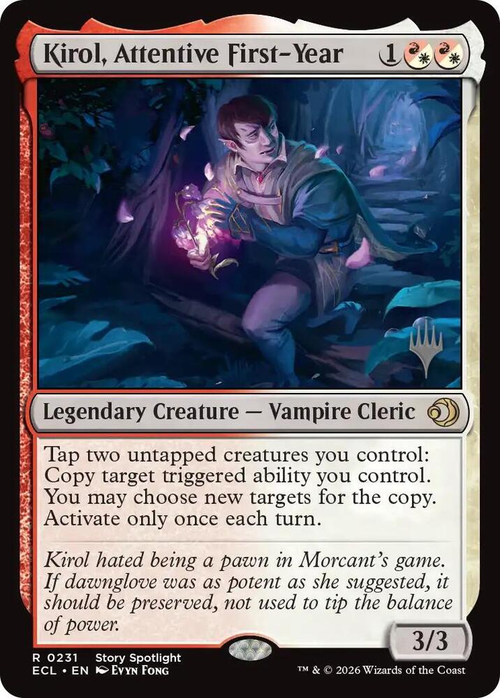 Kirol, Attentive First-Year [Promo Pack: Lorwyn Eclipsed] 231