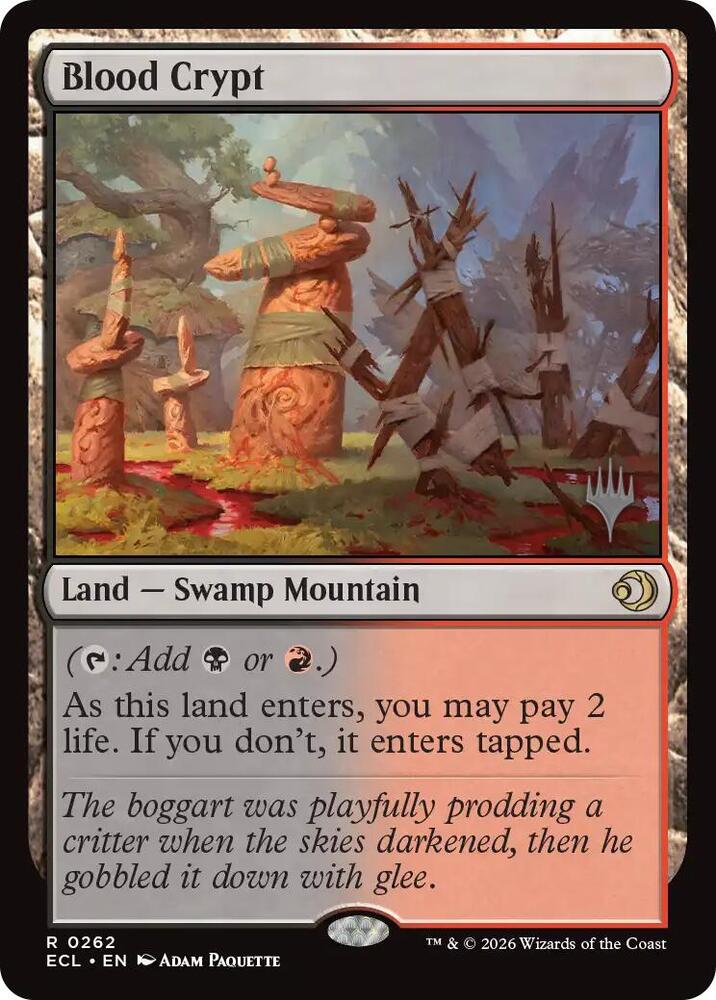 Blood Crypt [Promo Pack: Lorwyn Eclipsed] 262