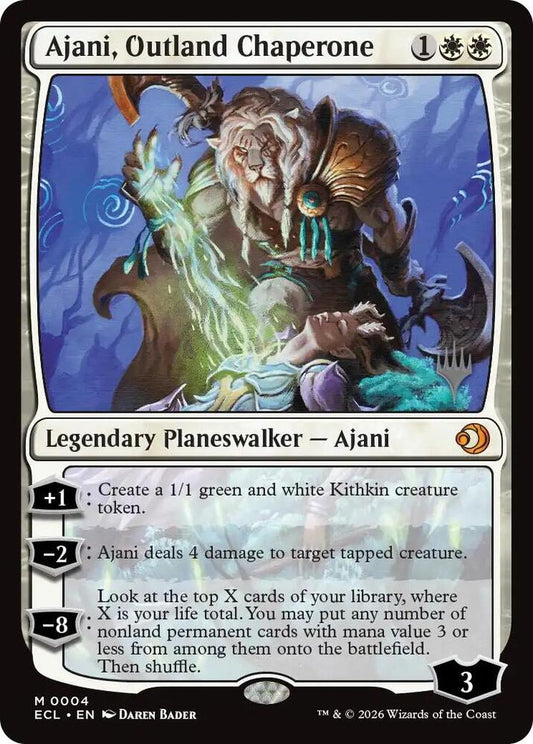 Ajani, Outland Chaperone [Promo Pack: Lorwyn Eclipsed] 4