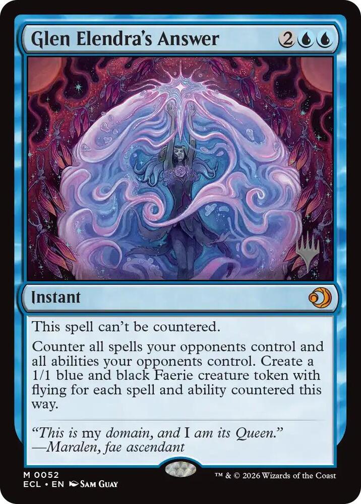 Glen Elendra's Answer [Promo Pack: Lorwyn Eclipsed] 52
