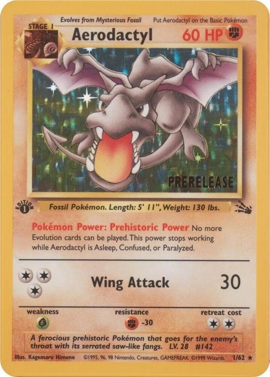 Aerodactyl (01/62) (Prerelease) [Miscellaneous Cards & Products] 01/62