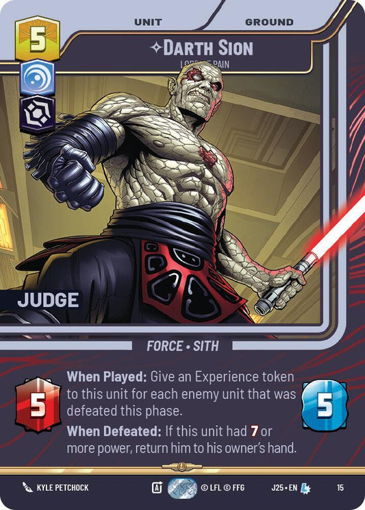 Darth Sion - Lord of Pain [Judge Promos] 15