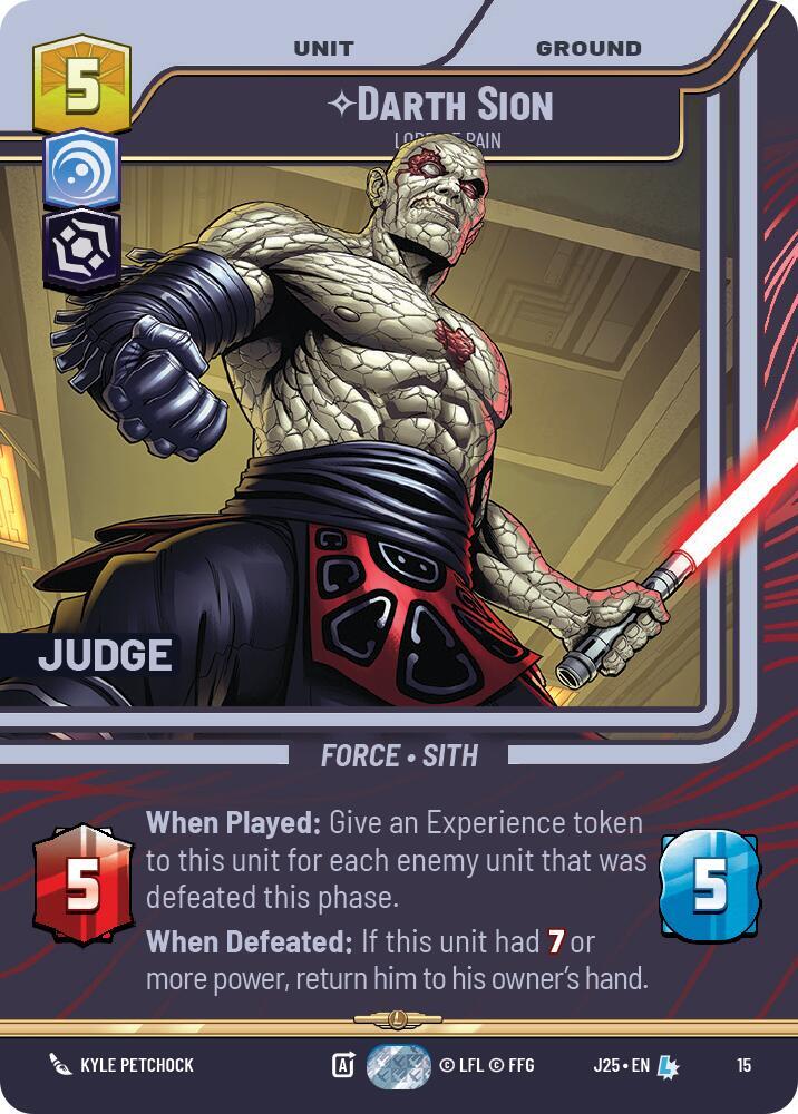 Darth Sion - Lord of Pain [Judge Promos] 15