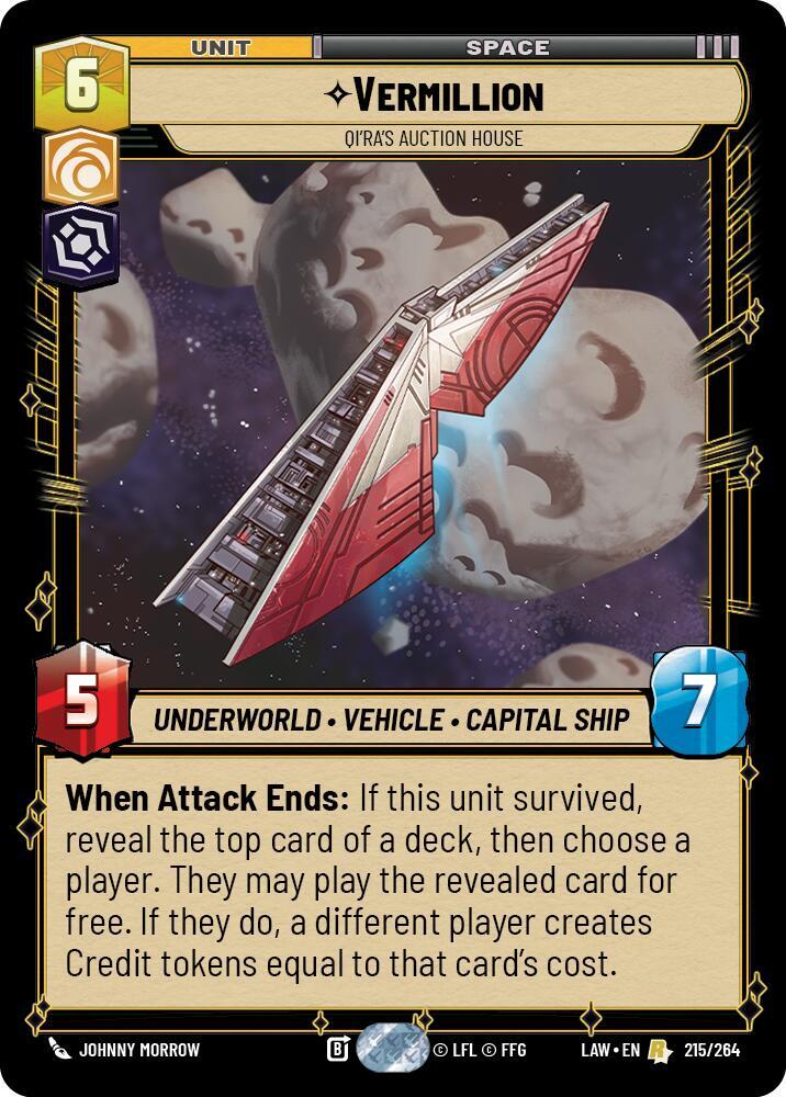 Vermillion - Qi'Ra's Auction House [A Lawless Time] 215/264