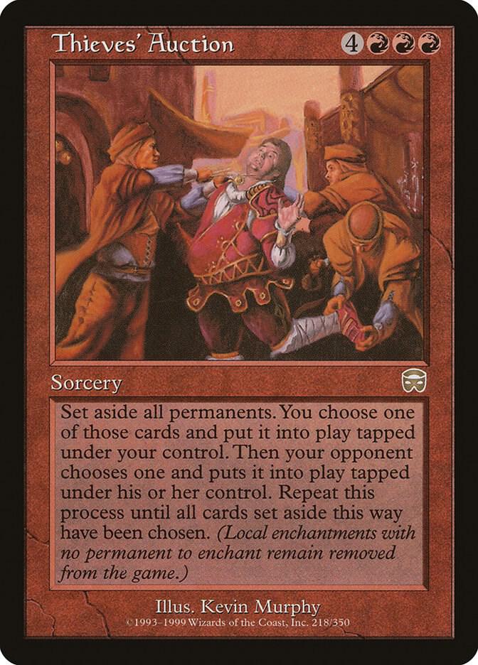 Thieves' Auction [Mercadian Masques] 218