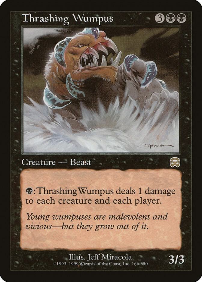 Thrashing Wumpus [Mercadian Masques] 166