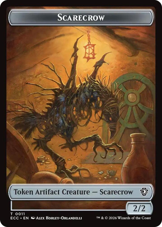 Scarecrow // Treasure Double-Sided Token [Commander: Lorwyn Eclipsed] 11 // 10
