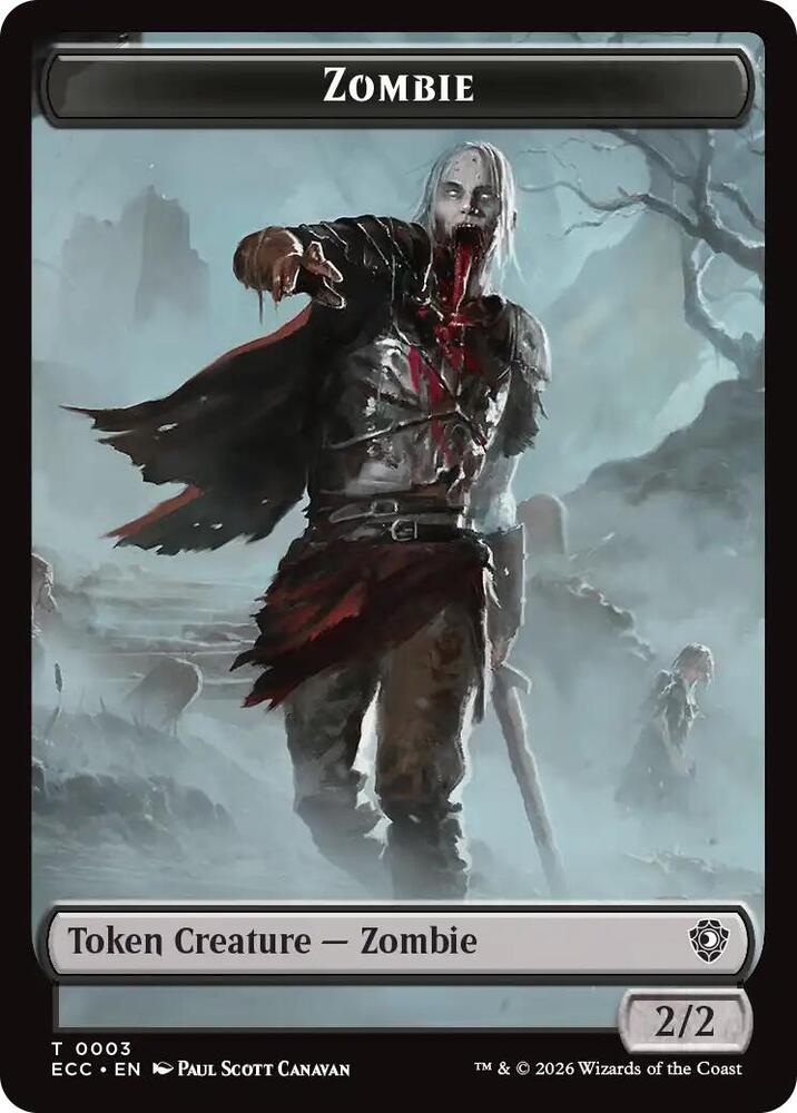 Zombie // Snake Double-Sided Token [Commander: Lorwyn Eclipsed] 3 // 8