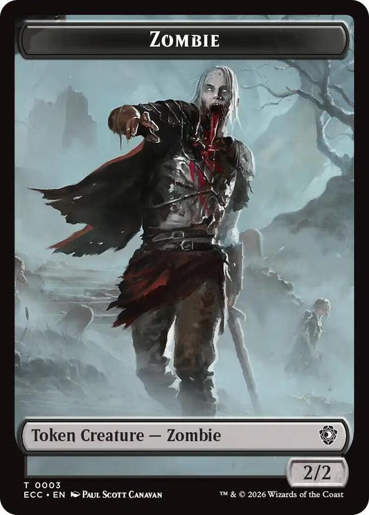 Zombie // Snake Double-Sided Token [Commander: Lorwyn Eclipsed] 3 // 8