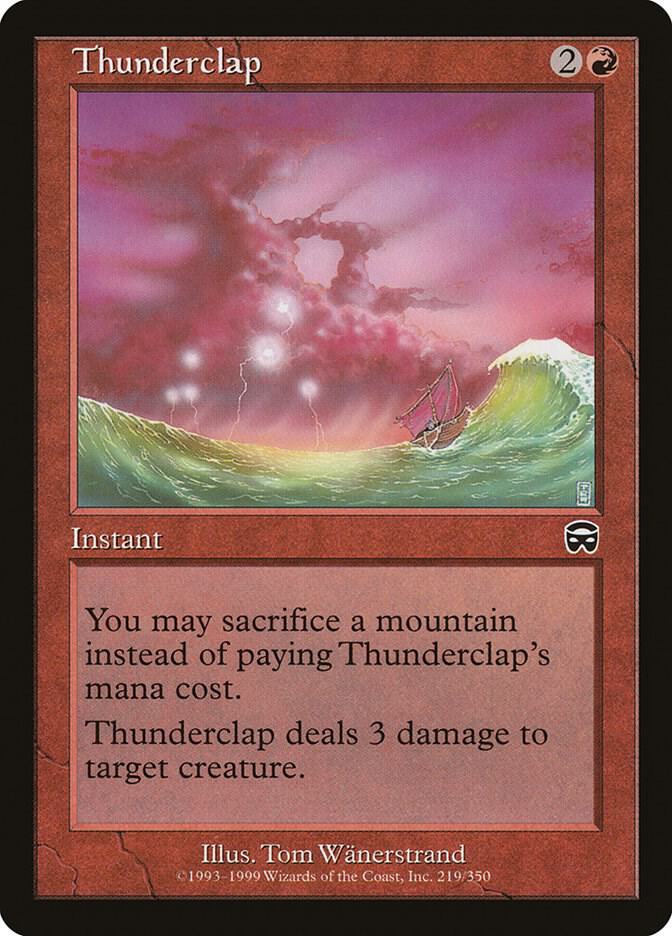 Thunderclap [Mercadian Masques] 219