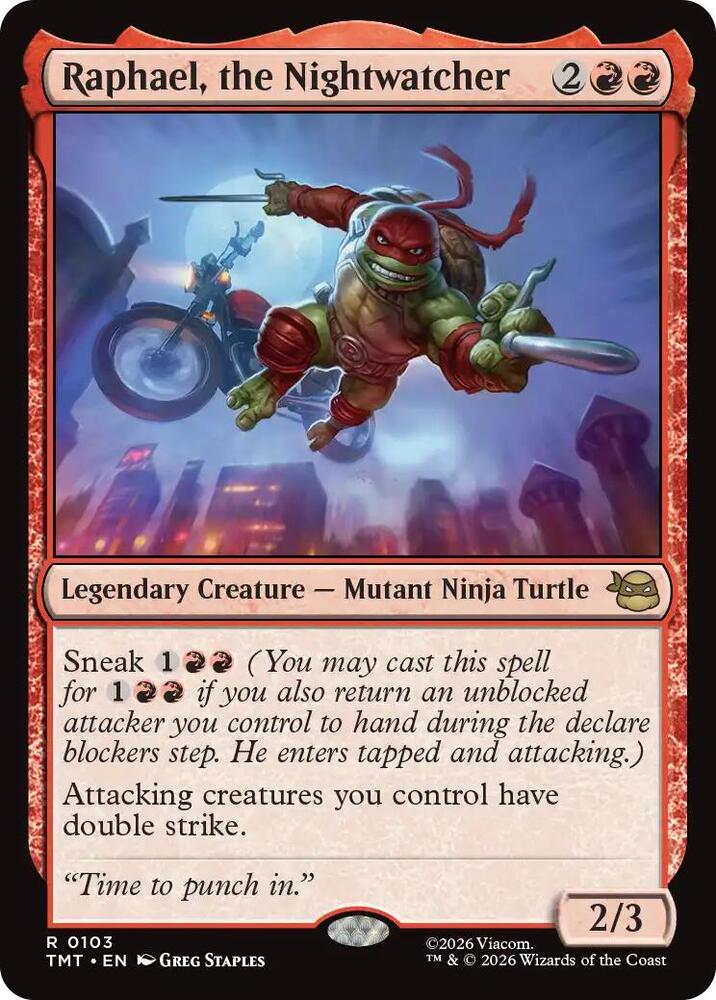 Raphael, the Nightwatcher [Teenage Mutant Ninja Turtles] 103
