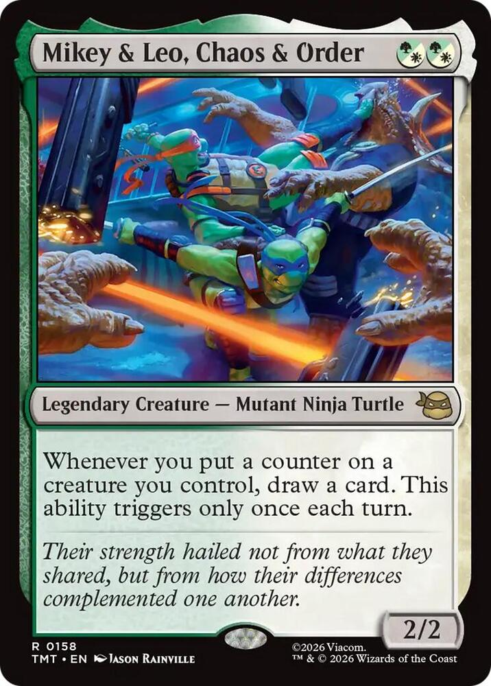 Mikey & Leo, Chaos & Order [Teenage Mutant Ninja Turtles] 158