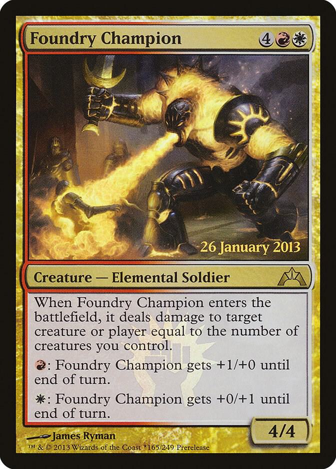 Foundry Champion [Prerelease Cards] 165