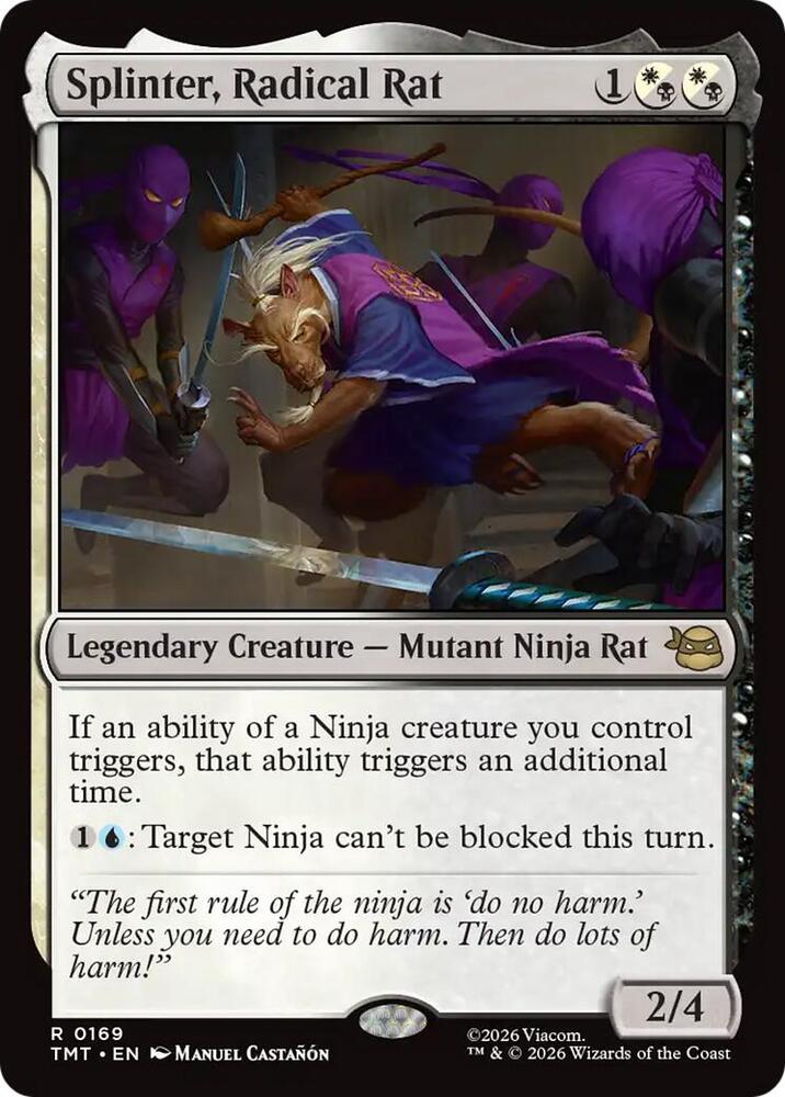 Splinter, Radical Rat [Teenage Mutant Ninja Turtles] 169