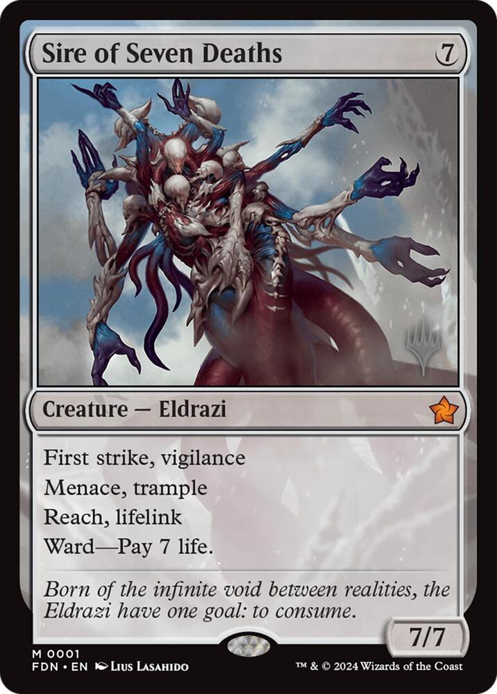 Sire of Seven Deaths [Promo Pack: Lorwyn Eclipsed] 1