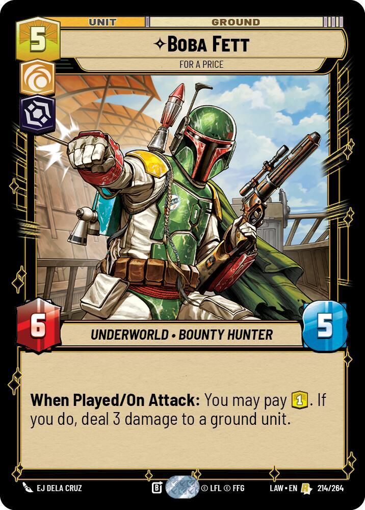 Boba Fett - For a Price [A Lawless Time] 214/264