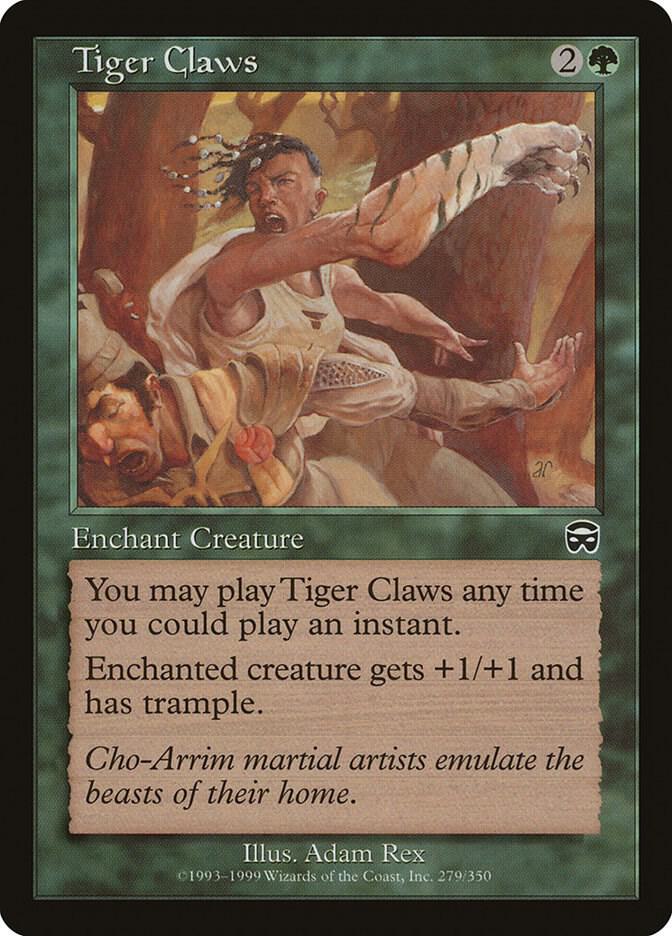 Tiger Claws [Mercadian Masques] 279