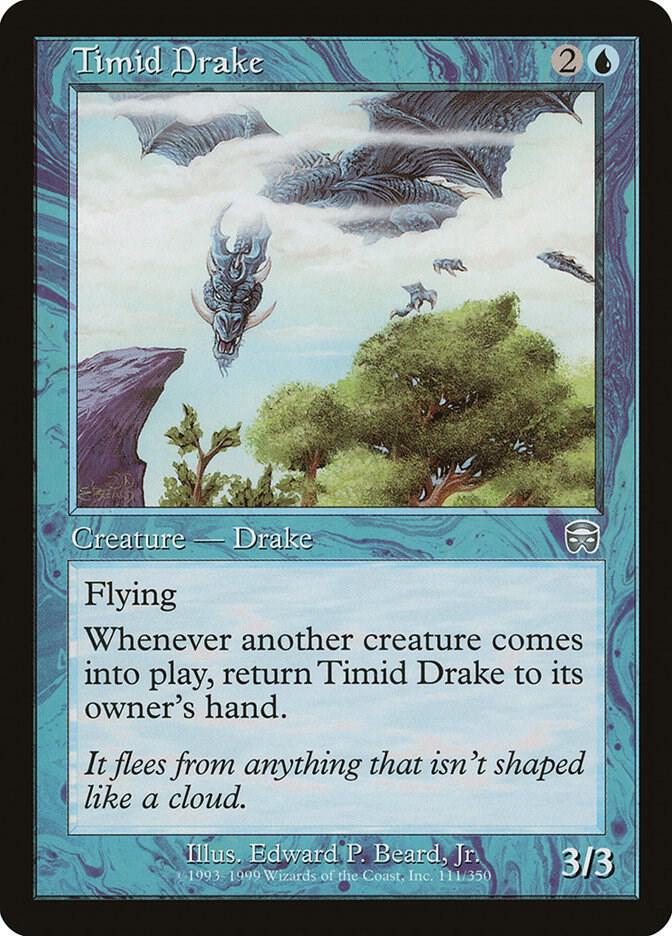 Timid Drake [Mercadian Masques] 111