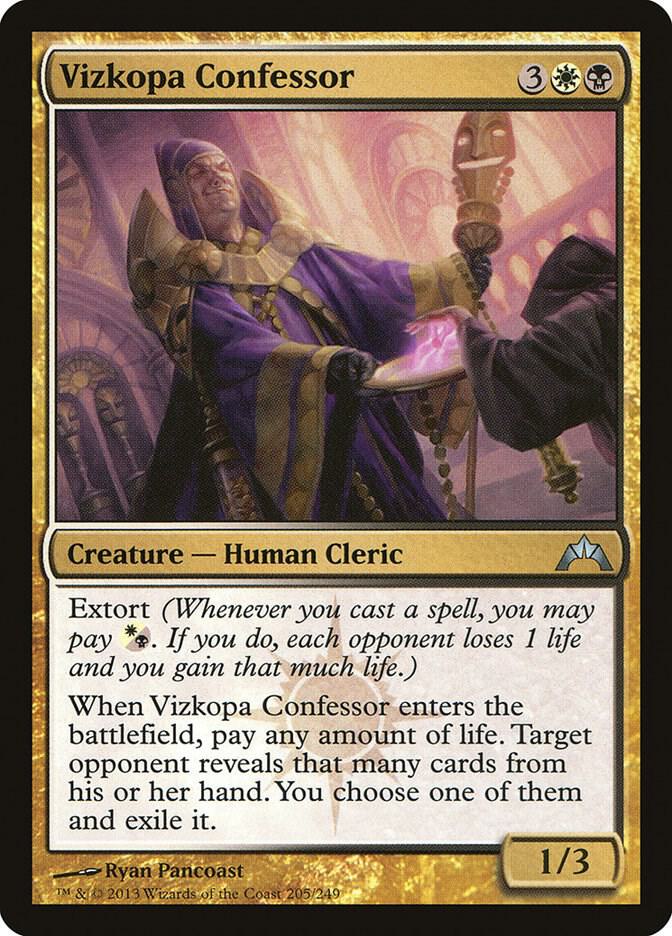 Vizkopa Confessor [Gatecrash] 205