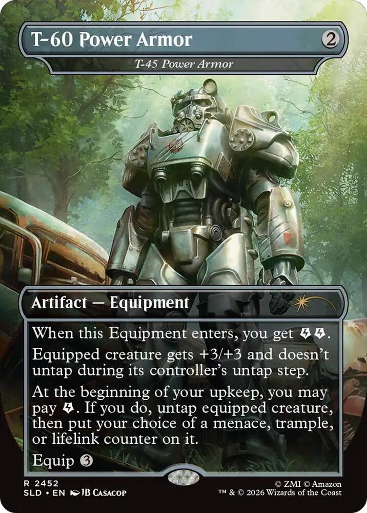 T-60 Power Armor - T-45 Power Armor [Secret Lair Drop Series] 2452