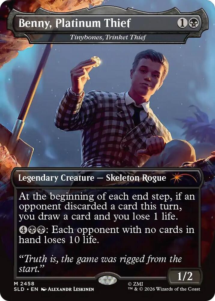 Benny, Platinum Thief - Tinybones, Trinket Thief [Secret Lair Drop Series] 2458
