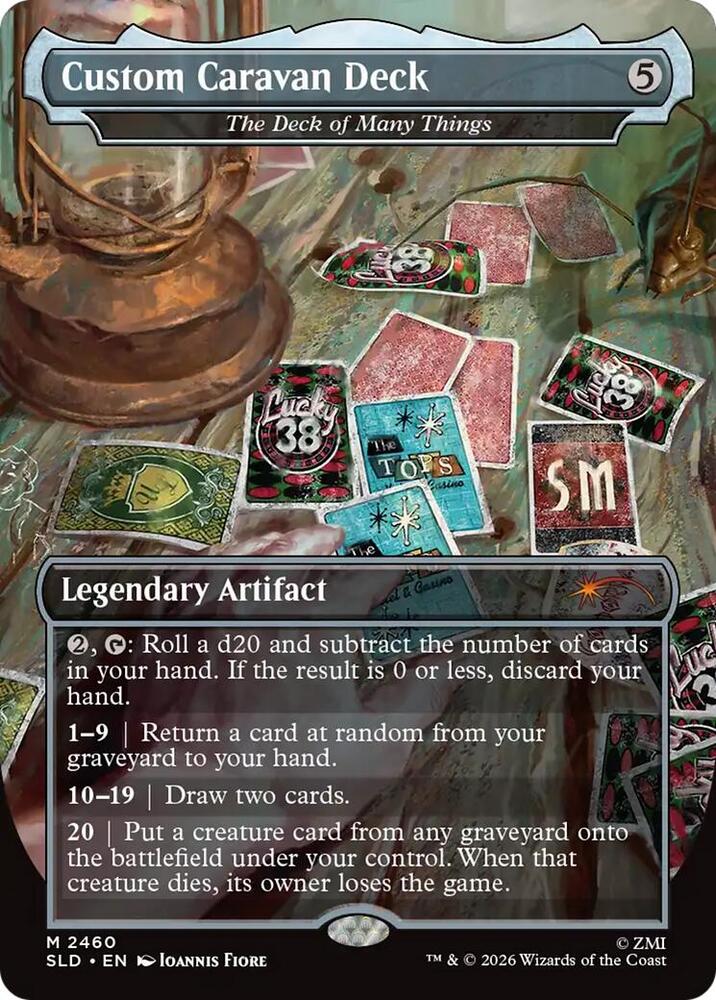 Custom Caravan Deck - The Deck of Many Things [Secret Lair Drop Series] 2460