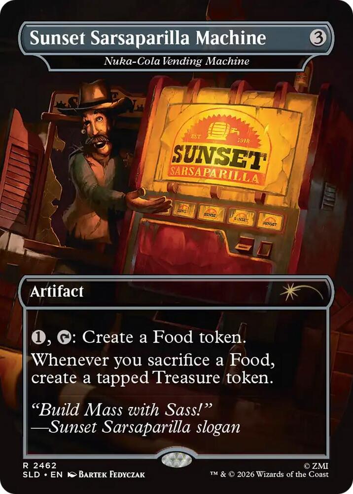 Sunset Sarsaparilla Machine - Nuka-Cola Vending Machine [Secret Lair Drop Series] 2462