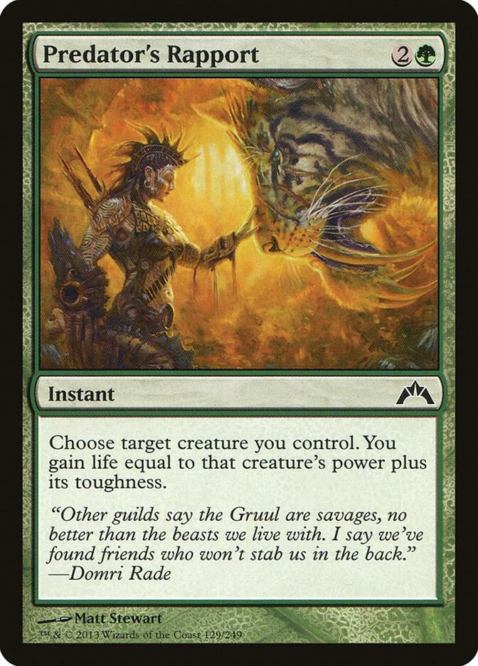 Predator's Rapport [Gatecrash] 129