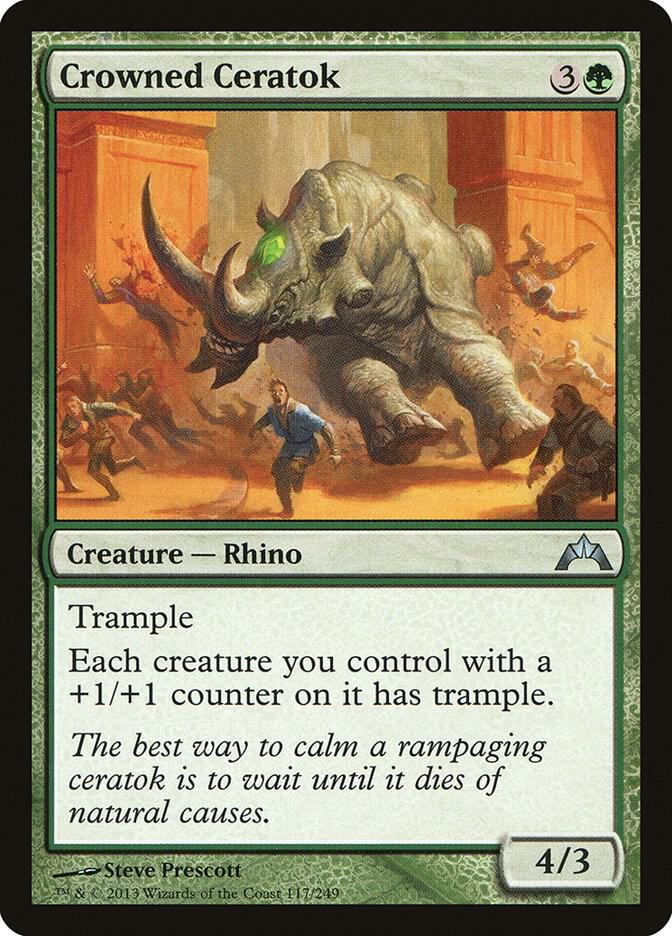 Crowned Ceratok [Gatecrash] 117